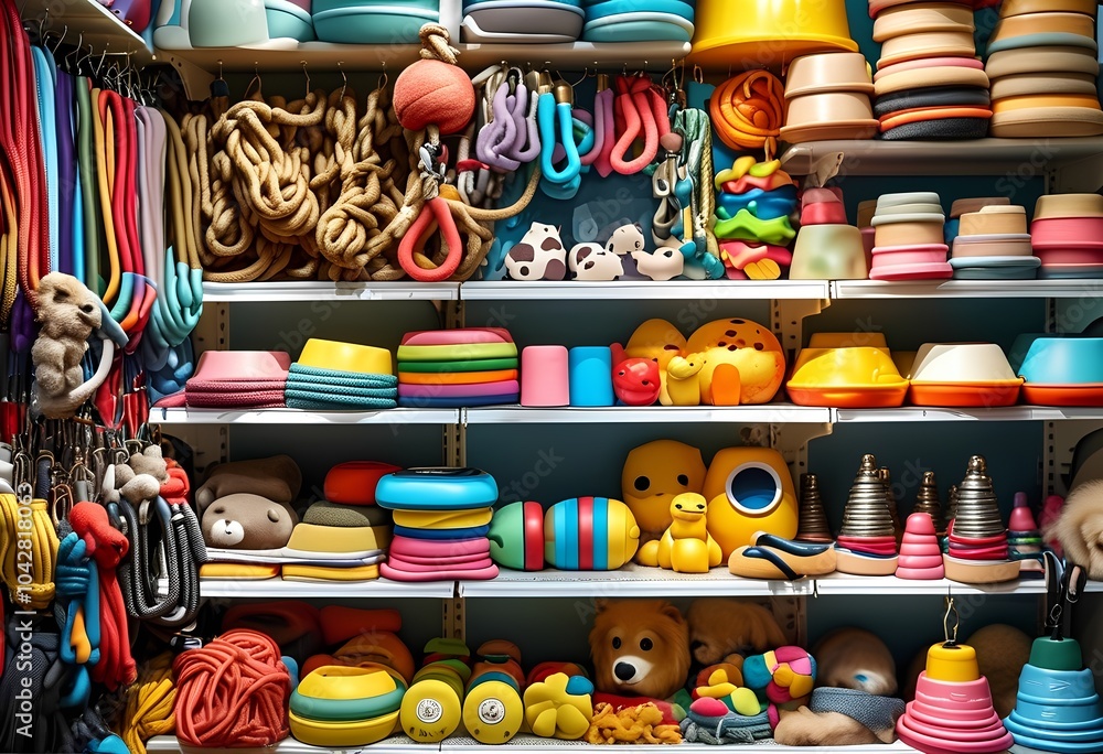 Naklejka premium dog toys
