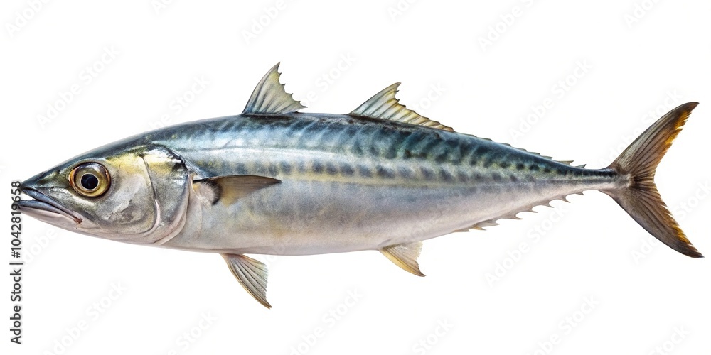 Japanese Spanish mackerel isolated on white background Japanese Spanish mackerel isolated on white background