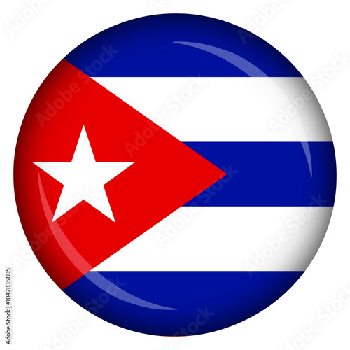 National flag of cuba circle pin badge Free Download National flag of cuba circle pin badge - GFXLoad