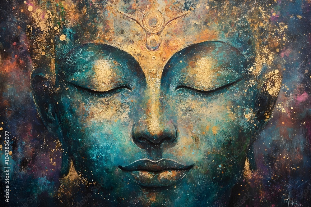 Meditation Master s Transcendent Luminescence Glowing Energy Fields and Chiaroscuro Oil Painting Meditation Master s Transcendent Luminescence Glowing Energy Fields and Chiaroscuro Oil Painting