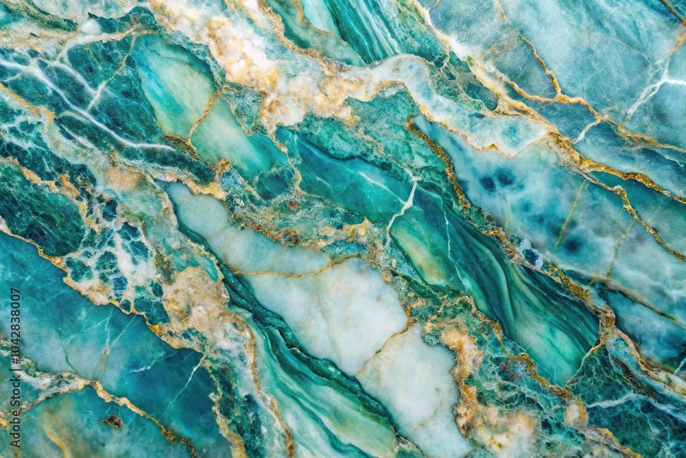 Fototapeta premium Elegant marble textures with blue and green background