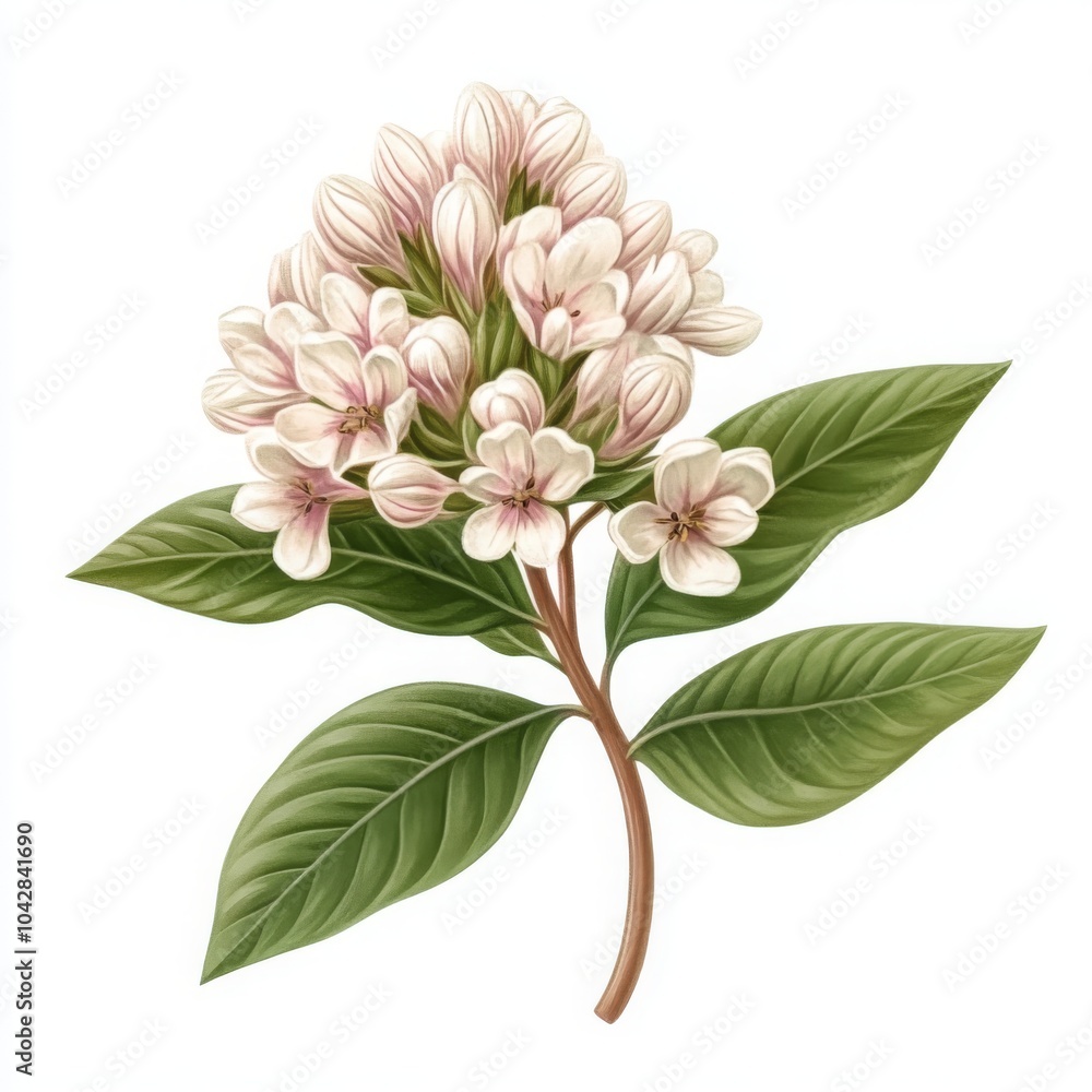 Detailed Illustration of a Licorice Flower Detailed Illustration of a Licorice Flower