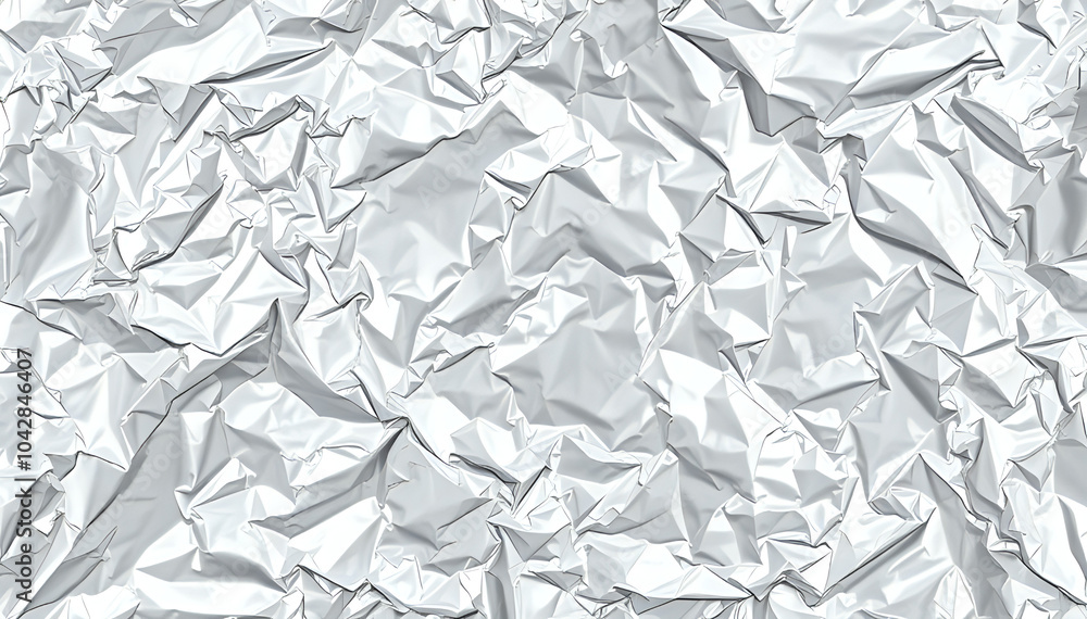 Sleek Metallic Silver Aluminum Foil Texture Sleek Metallic Silver Aluminum Foil Texture
