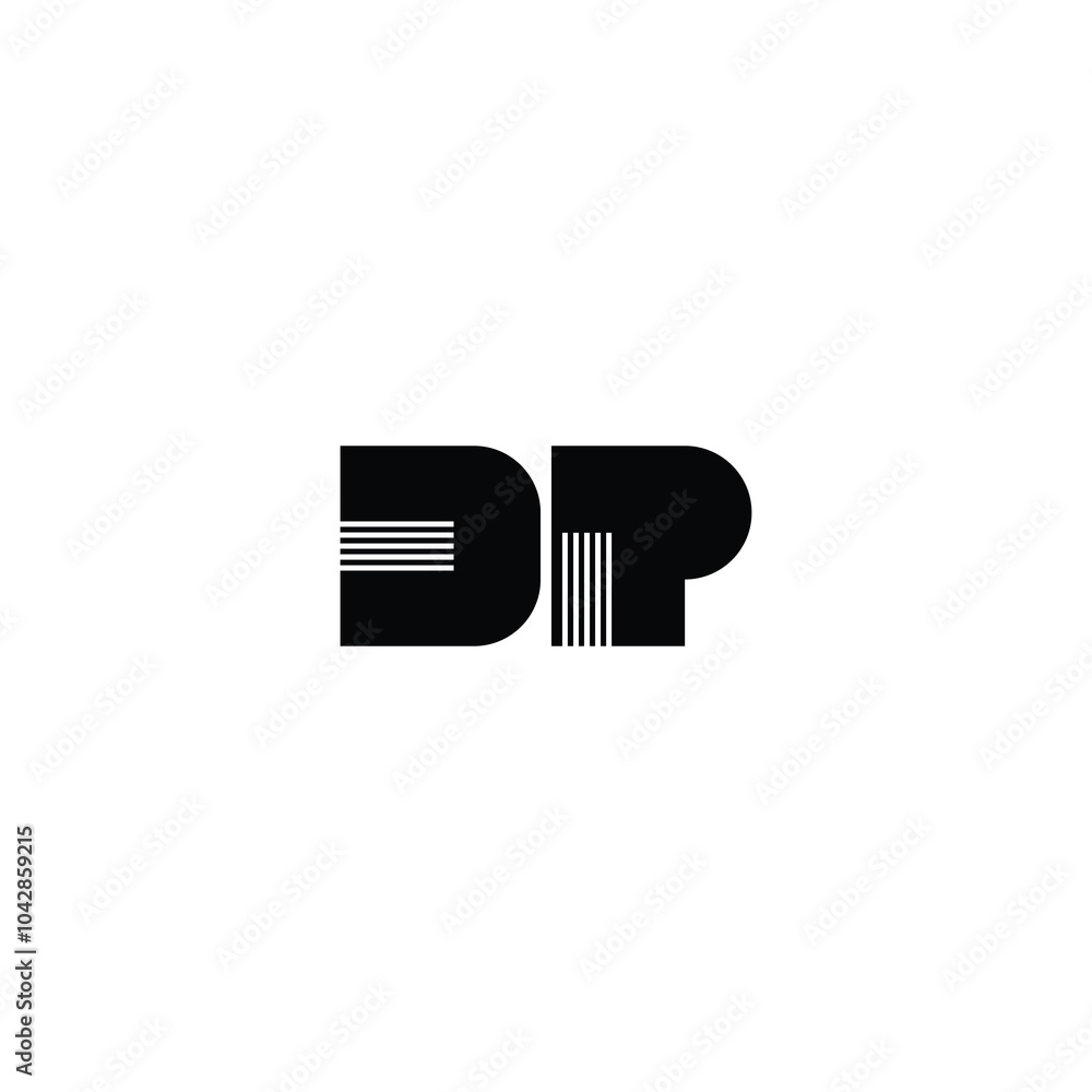 DP monogram logo design letter text name symbol monochrome logotype alphabet character simple logo DP monogram logo design letter text name symbol monochrome logotype alphabet character simple logo
