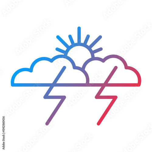 Storm Vector Icon Style