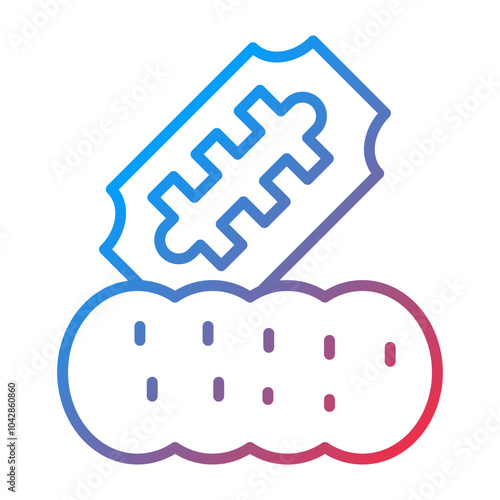 Crack Cocaine Vector Icon Style