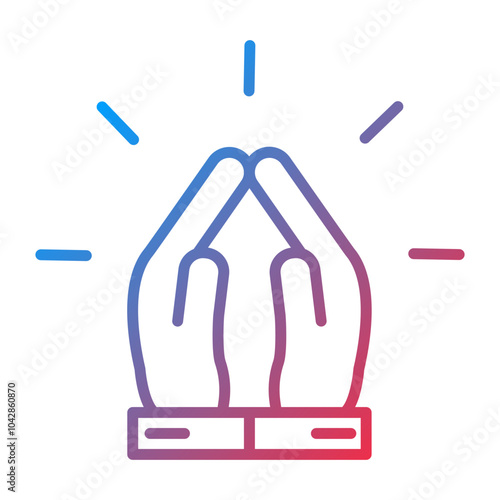Spiritual Obsession Vector Icon Style