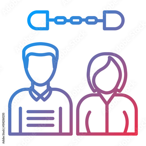 Codependency Vector Icon Style