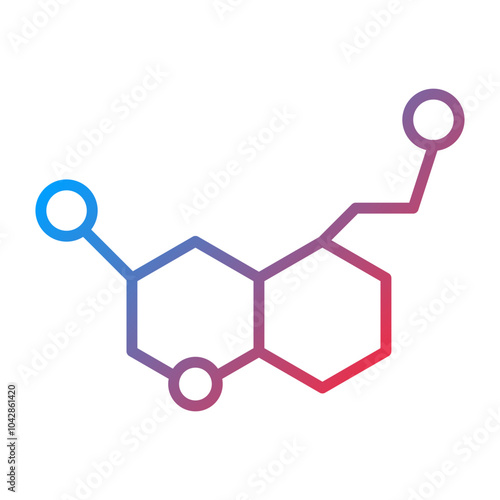 Serotonin Vector Icon Style