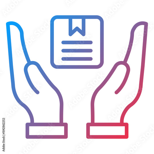Package Handling Vector Icon Style