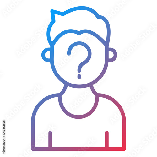 Anonymisation Vector Icon Style