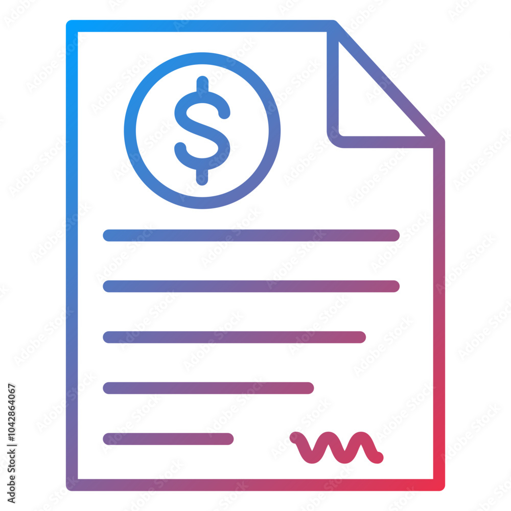 Agreement Vector Icon Style Agreement Vector Icon Style