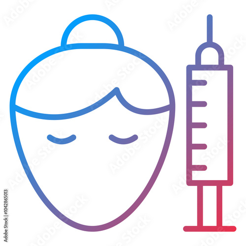 Botox Vector Icon Style