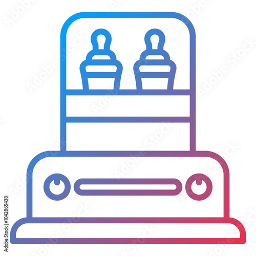 Bottle warmer Vector Icon Style