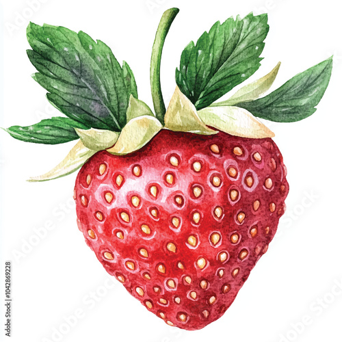 Dewberry fruit watercolor clipart illustratration