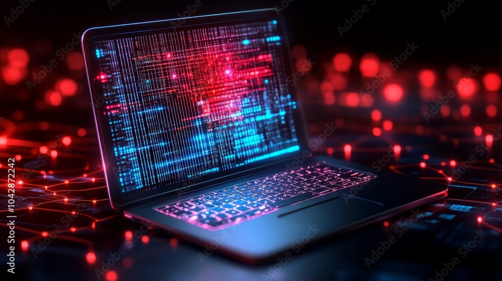 Vivid abstract background in red and blue, a modern digital design for technology creative projects Vivid abstract background in red and blue, a modern digital design for technology creative projects