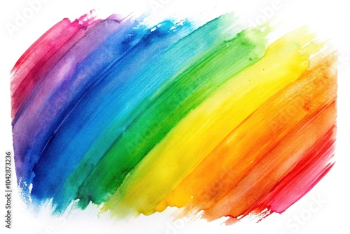 Colorful rainbow watercolor background