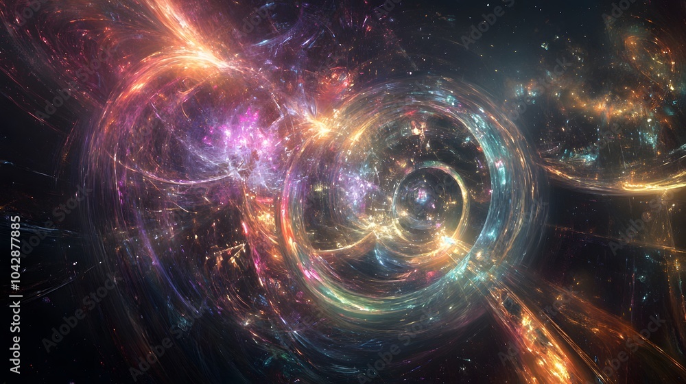Glowing energy surrounds visible mechanical structures inside the being's ethereal form Glowing energy surrounds visible mechanical structures inside the being's ethereal form