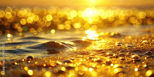 cool and refreshing shade of gold resembling seabreeze photo