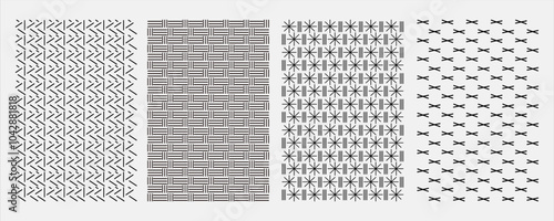 set geometric pattern