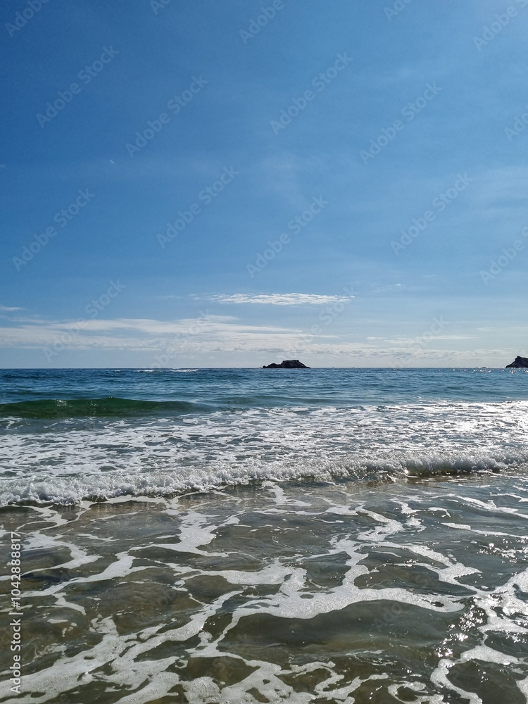 This is Sampo Beach in Gangwon-do, South Korea. This is Sampo Beach in Gangwon-do, South Korea.