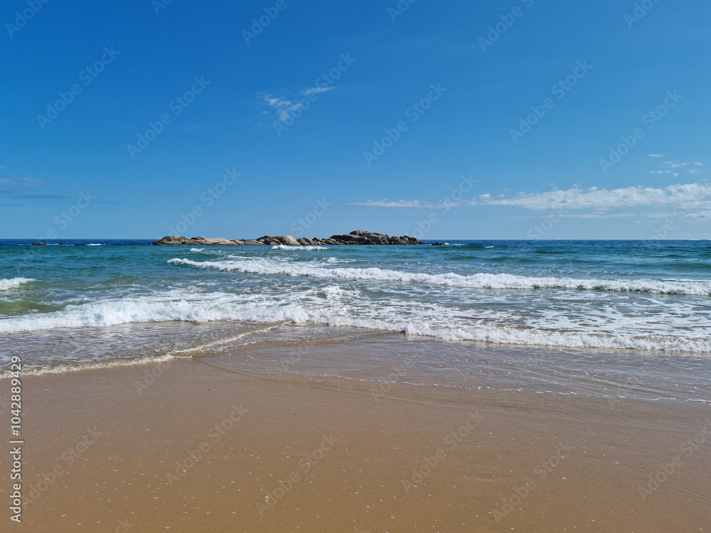 This is Sampo Beach in Gangwon-do, South Korea. This is Sampo Beach in Gangwon-do, South Korea.