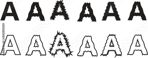 Letter A Vector Variation For Your Project 