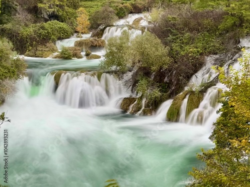 Waterfalls Nationalpark Krka Kroatien 