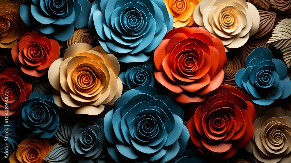 Colorful Abstract Heart Arrangement Background Colorful Abstract Heart Arrangement Background