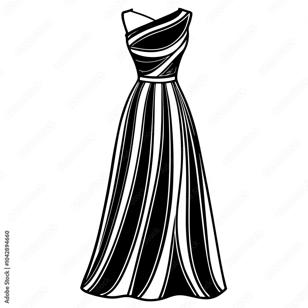 illustration of a dress illustration of a dress