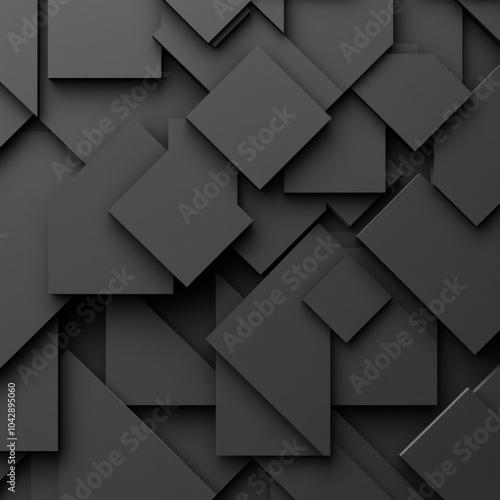 Black Photo Corners Isolated