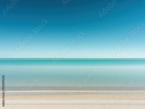 Calm Ocean Surface Reflecti...