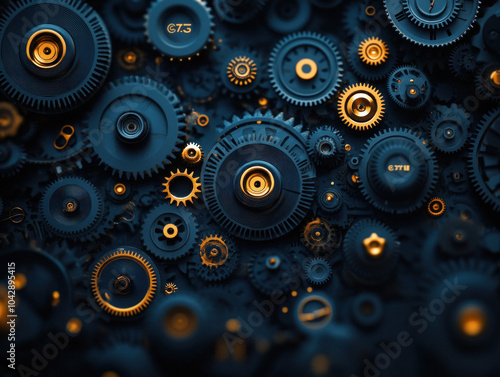 Close-Up Shot Of Intricate ...