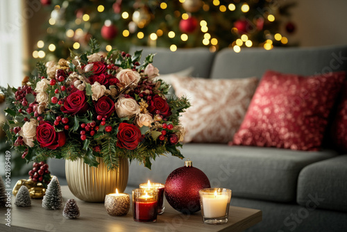 Cozy Indoor Setting With A ...