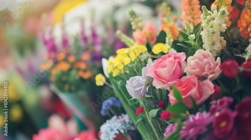 Vibrant Florist Shop Display