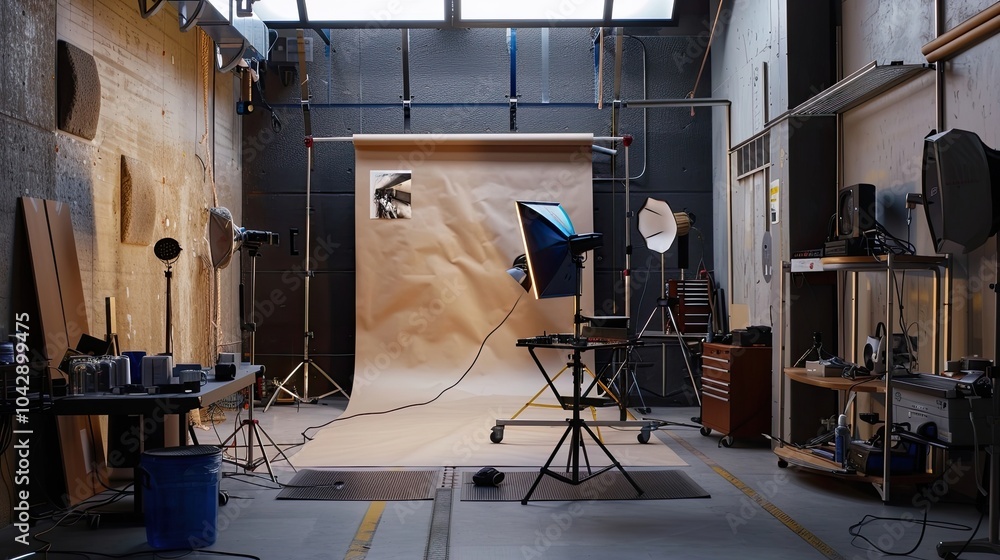 Thumbnail for Industrial Apartment Photography Studio Setup With Hanging Lights