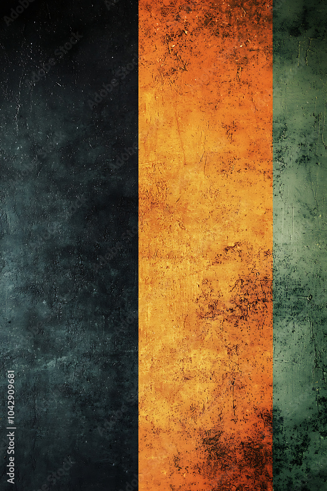 Gradient Transition from Neon Orange to Dark Green mobile wallpaper Gradient Transition from Neon Orange to Dark Green mobile wallpaper