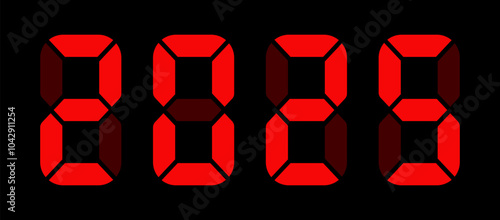 New Year'S Day 2025 Countdown. Happy New Year 2025 Countdown Clocks. 2025 Analog New year counter. Electric counter. Electric meter with numbers. Countdown timer date calendar Vector illustration.