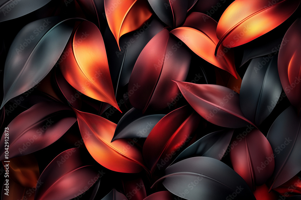 black and red leaves background black and red leaves background