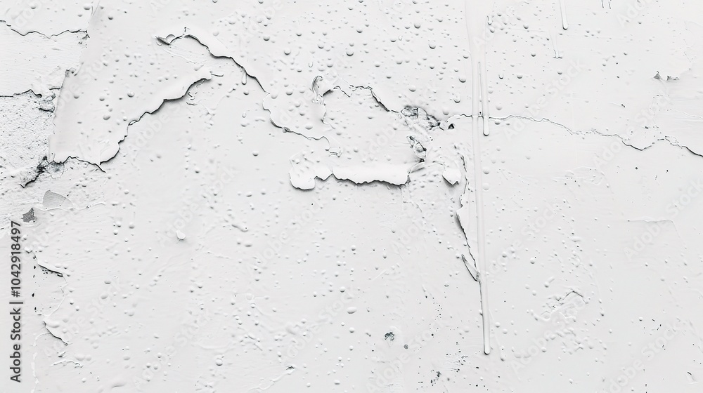 Water drops on white wall background texture - a delicate and captivating sight. This image showcases water drops resting on a white wall with a distinct background texture Water drops on white wall background texture - a delicate and captivating sight. This image showcases water drops resting on a white wall with a distinct background texture
