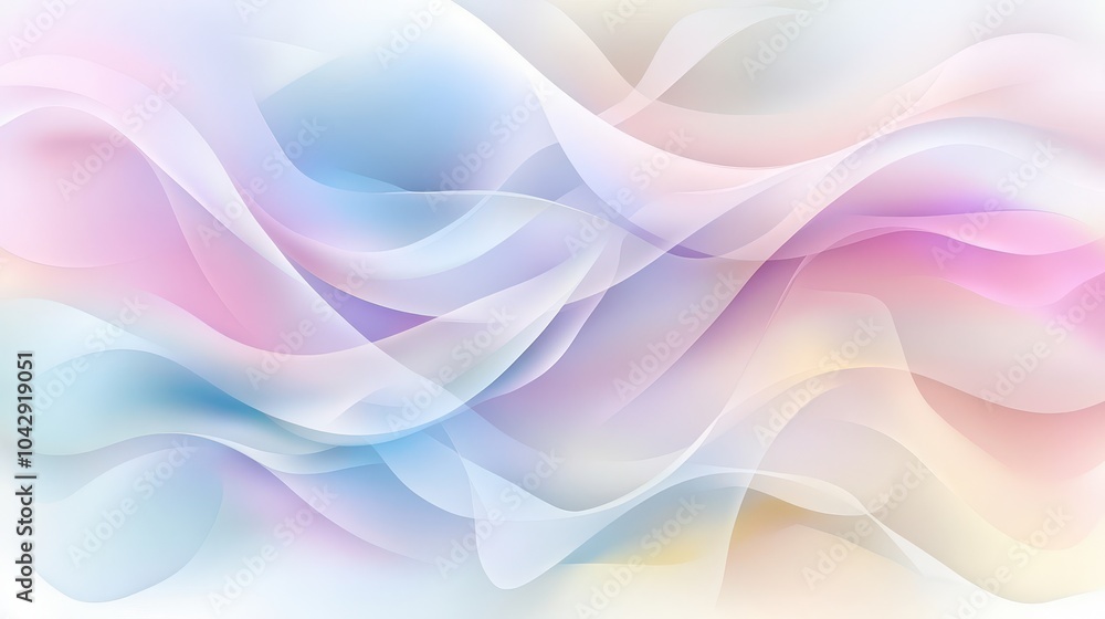 Abstract pastel waves background with smooth curves Abstract pastel waves background with smooth curves