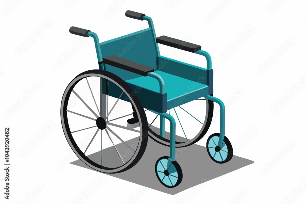 Wheelchair isolated on white background Wheelchair isolated on white background