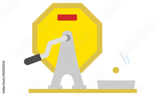 抽選器のガラガラ