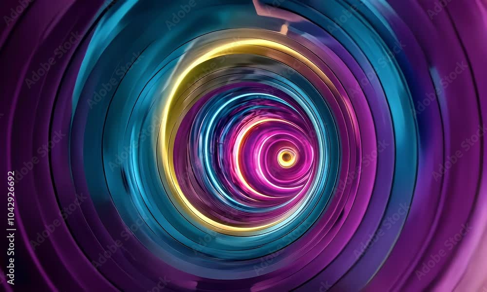 Abstract, colorful background with spiral shapes and curves, creating an atmosphere of mystery and creativity. The colors include purple, teal, red, orange, pink, and green Abstract, colorful background with spiral shapes and curves, creating an atmosphere of mystery and creativity. The colors include purple, teal, red, orange, pink, and green