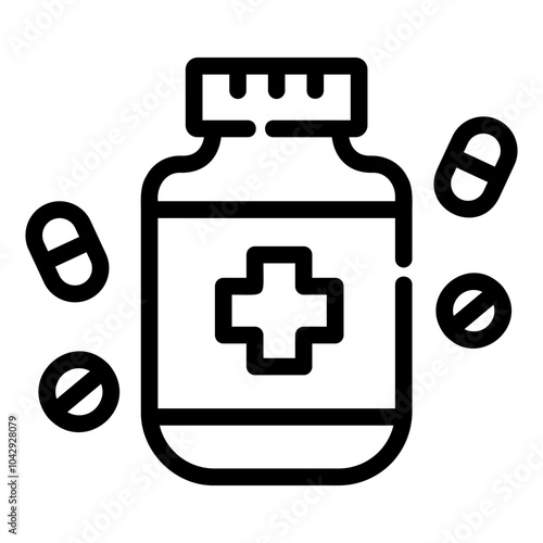 nutrients Line Icon