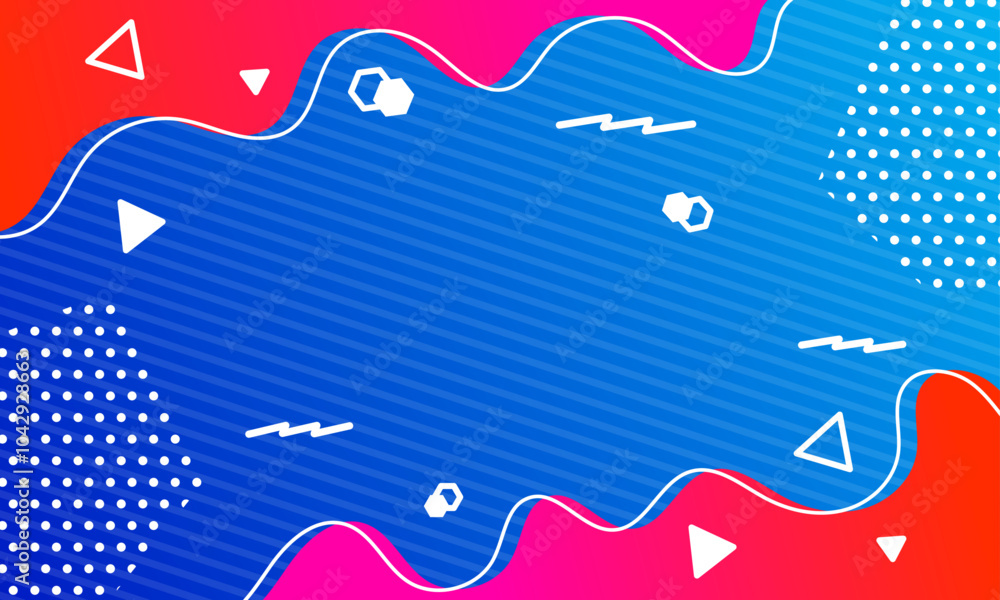 Flat design bright comics wallpaper design Flat design bright comics wallpaper design