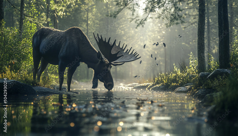 Fototapeta premium wildlife in the unique natural world