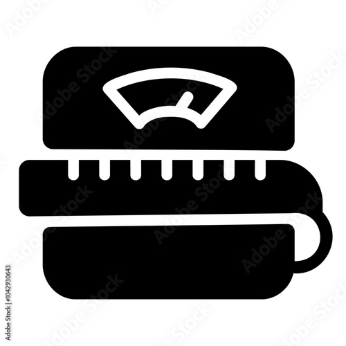 body mass index Solid icon