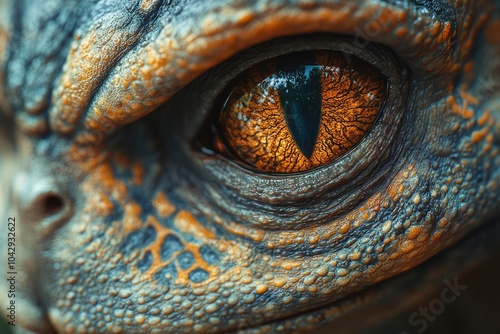 Wallpaper Mural Close-Up of a Reptilian Eye with a Reflected Tree Torontodigital.ca