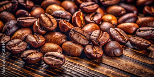 Premium Coffee Bean Photography - Fresh Roasted Beans, Natural Texture, Dark Roast, Espresso Blend, Coffee Culture, Gourmet Coffee, Coffee Lovers